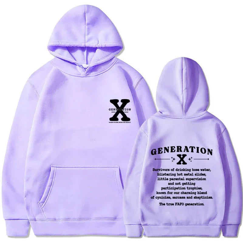 Funny Gen X Hoodie Bazaare Mart Gen X Hoodie