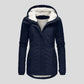 Fur Lined Waterproof Jacket Navy Blue Bazaare Mart Fur Lined Waterproof Jacket