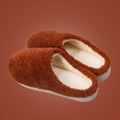 Furry Closed Toe Slippers Caramel Bazaare Mart Furry Slippers