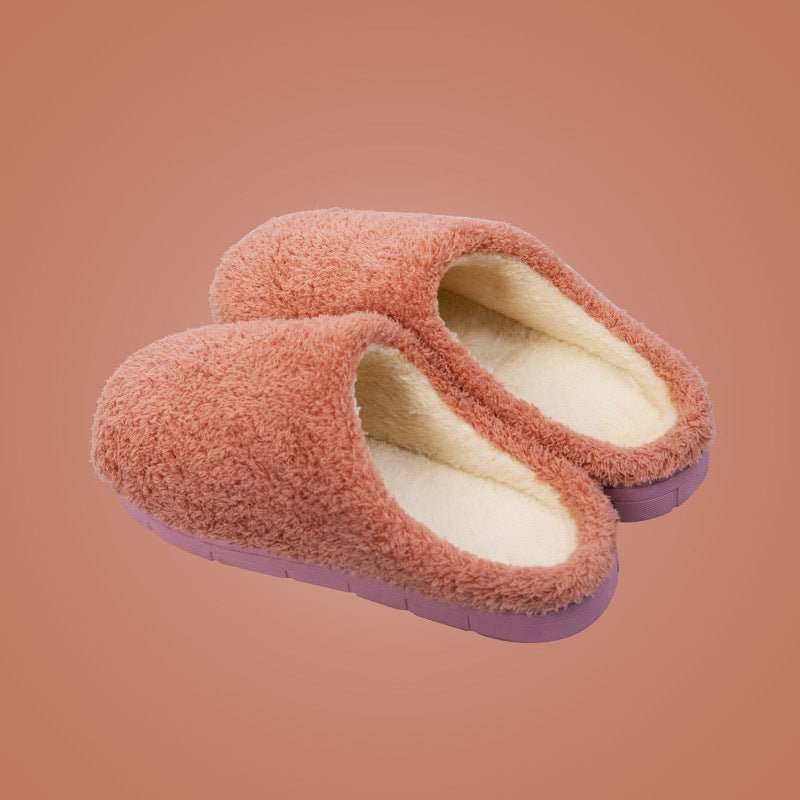 Furry Closed Toe Slippers - Bazaare Mart