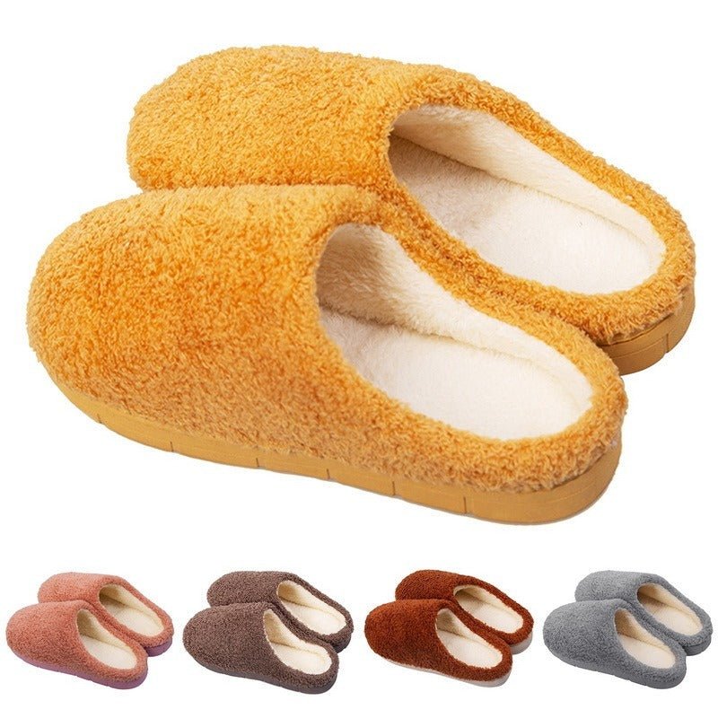Furry Closed Toe Slippers - Bazaare Mart