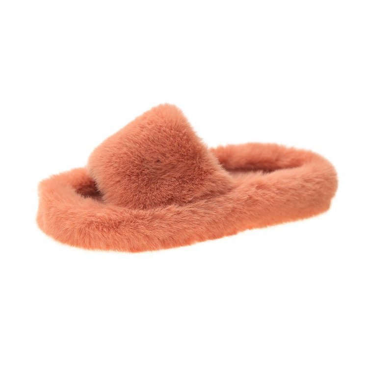 Furry Open Toe Slippers - Bazaare Mart