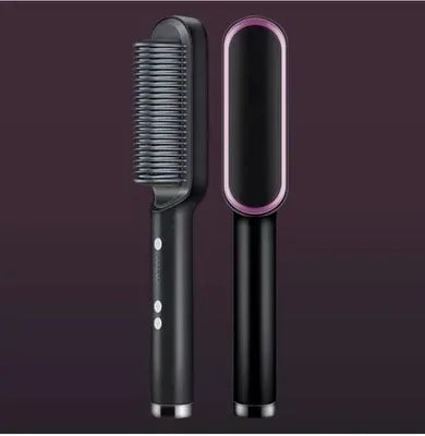 Electric Heated Hair Straightener Brush Bazaare Mart Hot Brush