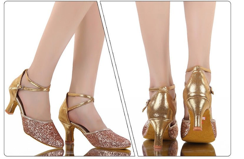 Glittering Latin Dance Shoes - Bazaare Mart