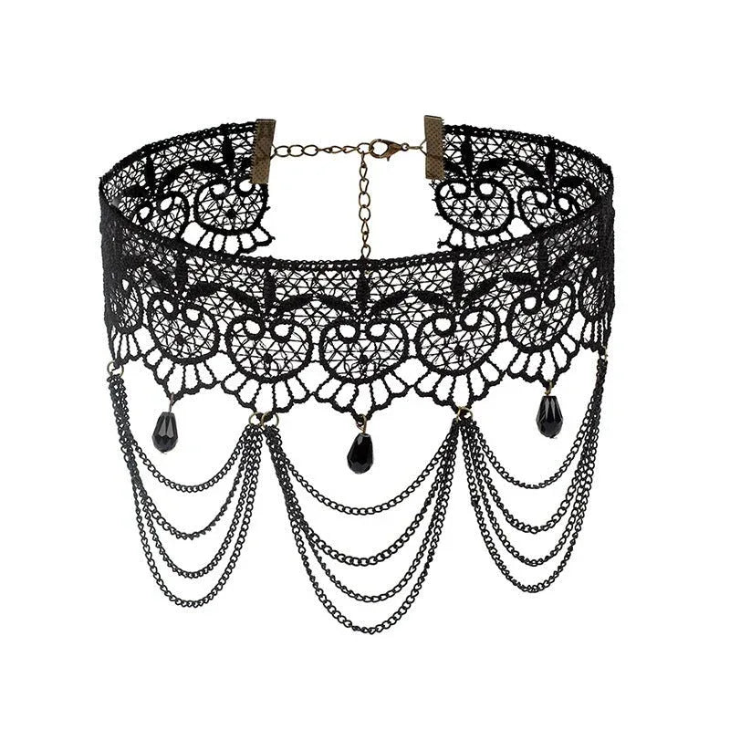 Gothic Lace Chokers - Bazaare Mart