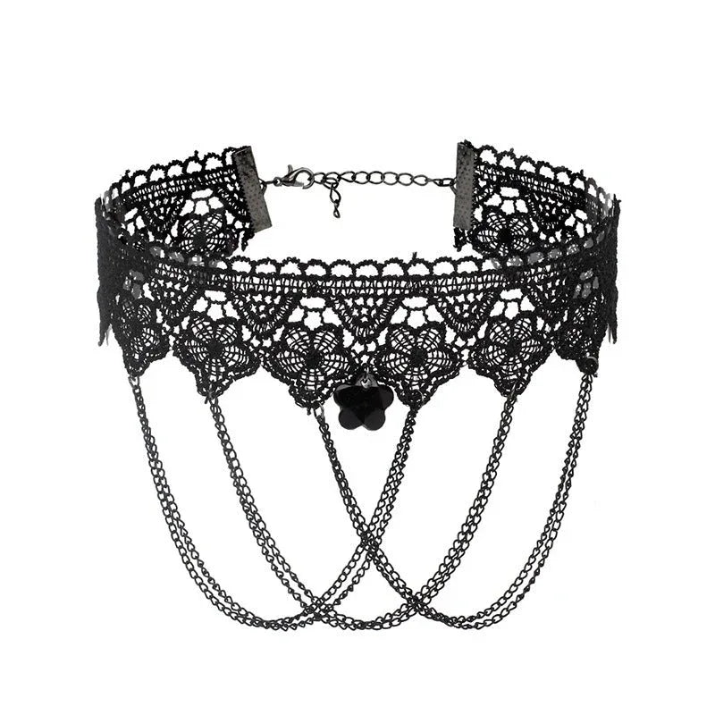 Gothic Lace Chokers - Bazaare Mart