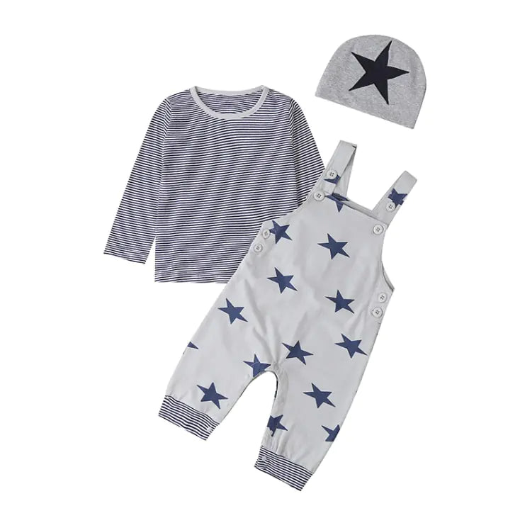 Stars & Stripes 3pc. Baby Boy Clothes