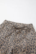 Khaki Leopard Wide Leg Jeans Khaki 65%Cotton+33%Polyester+2%Elastane Dear-Lover Dropshipping Bottoms/Jeans