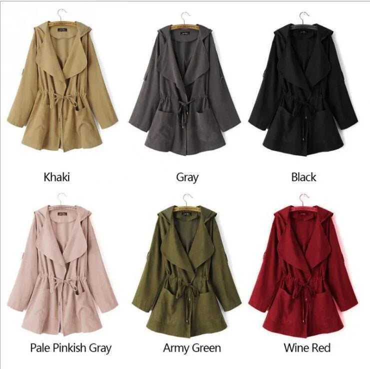 Lady's Light Hooded Waterproof Windbreaker Bazaare Mart Hooded Rain Jacket