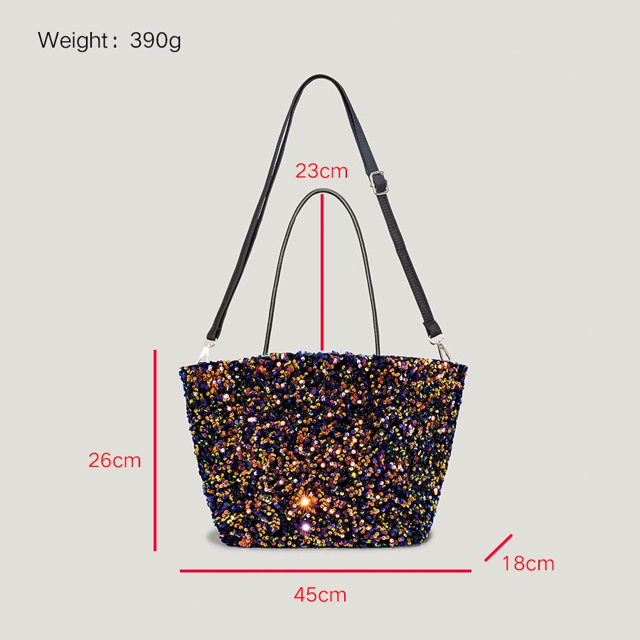 Large Sequin Tote Bag - Bazaare Mart