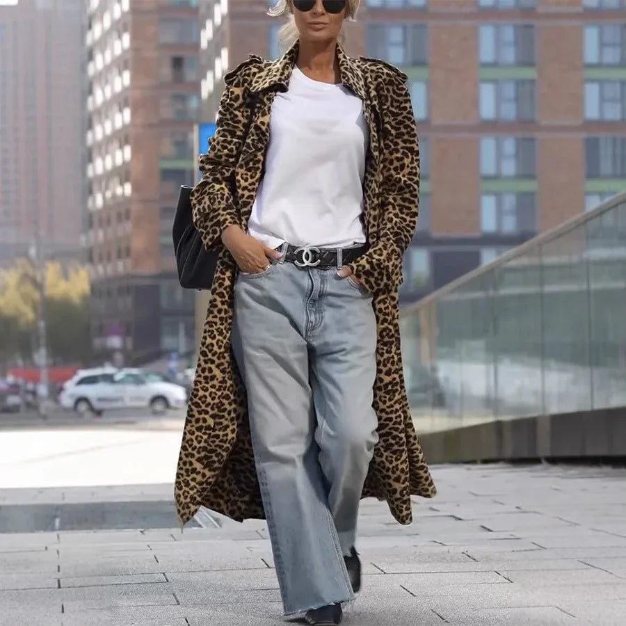 Leopard Duster Coat Color Bazaare Mart Leopard Duster