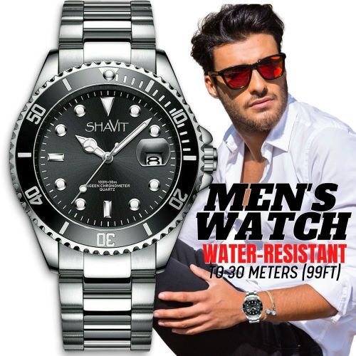 Men's Classic Stainless Steel Quartz Watch