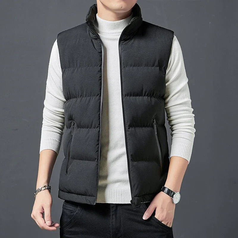 Men's Slim-Fit Puffer Vest Bazaare Mart Puffer Vest