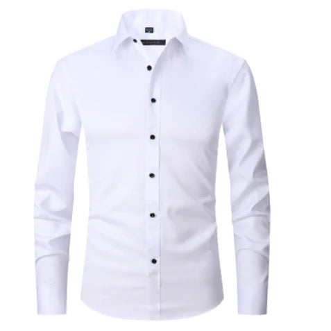 Anti-Wrinkle Men's Long Sleeve Shirt