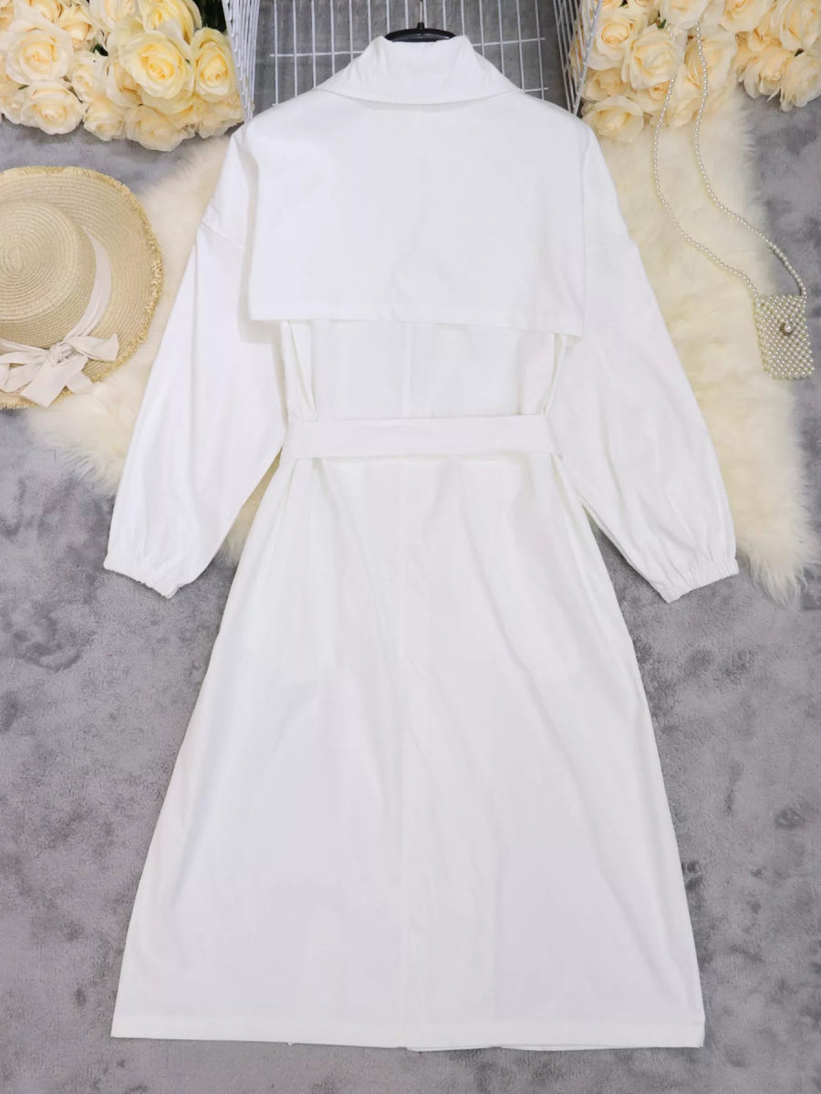 Midi Shirt Dress - Bazaare Mart