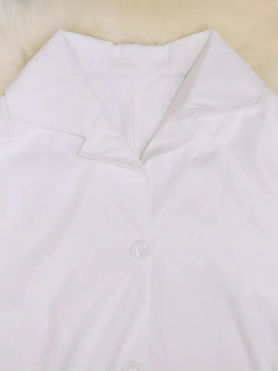 Midi Shirt Dress Bazaare Mart Tie Waist Midi Shirt Dress