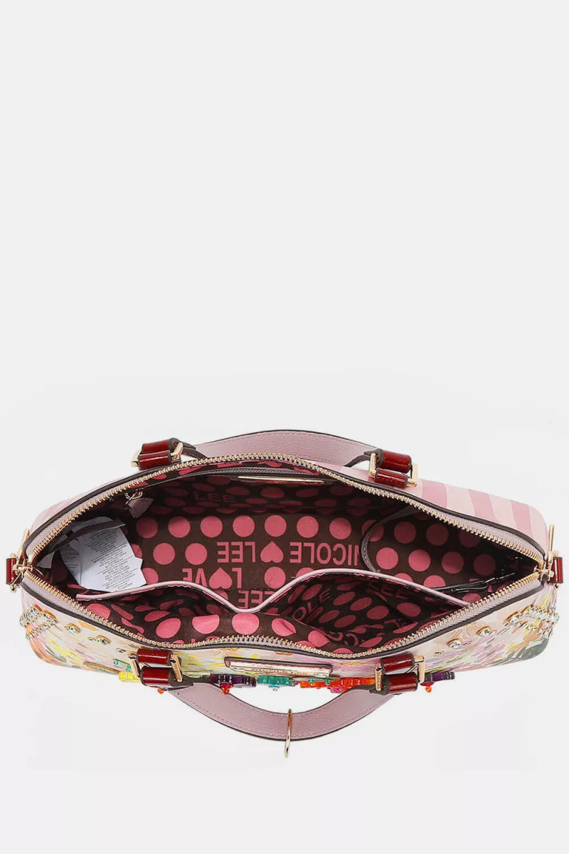 Nicole Lee USA Dreams Blossom Dome Handbag - Bazaare Mart