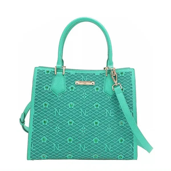 Nicole Lee USA Structured Tote Bag Bazarre Mart Nicole Lee USA Structured Tote Bag