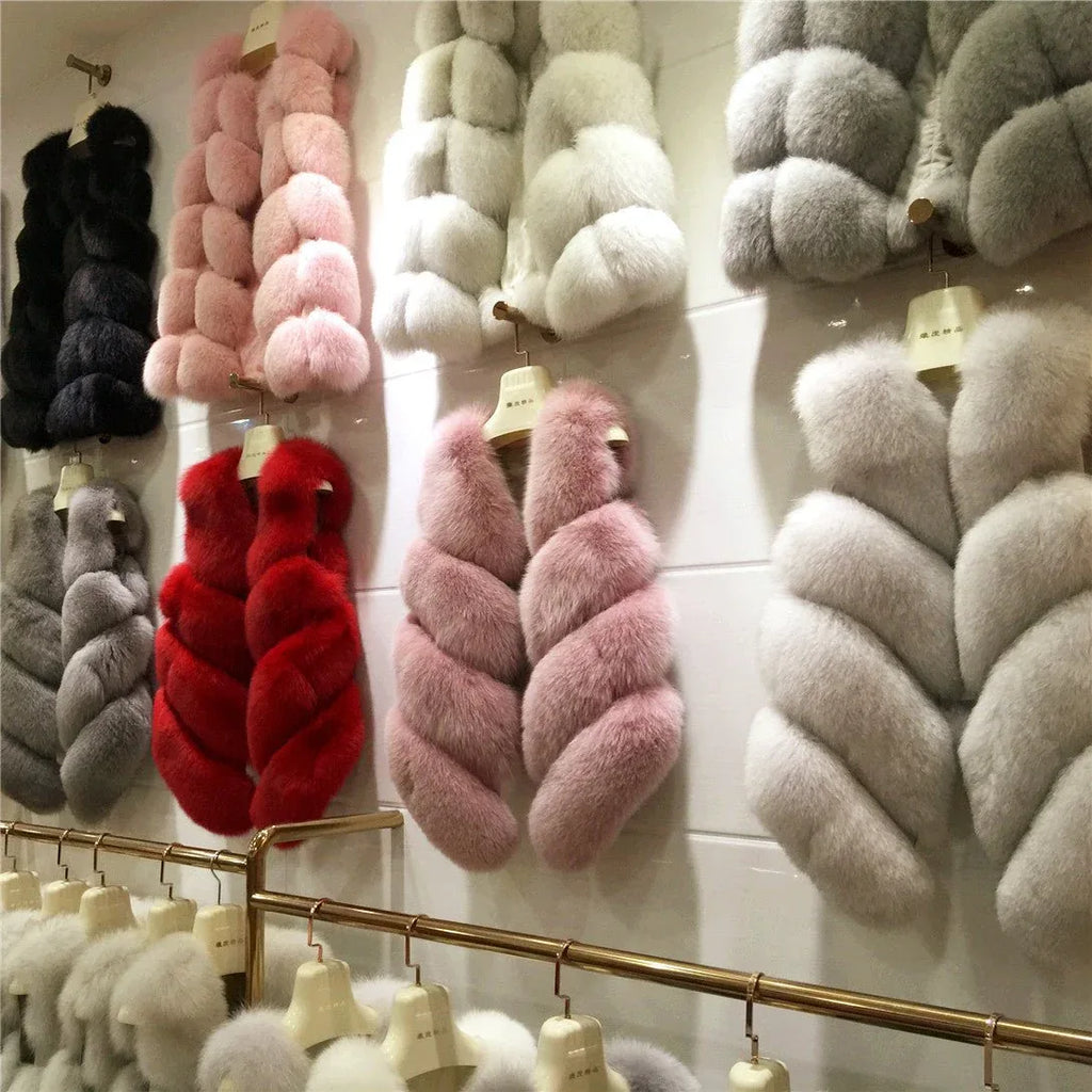 Nordic Empress Faux Fur Vest Bazaare Mart Fur Vest