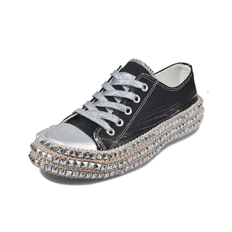 Women Sparkly Canvas Shoes