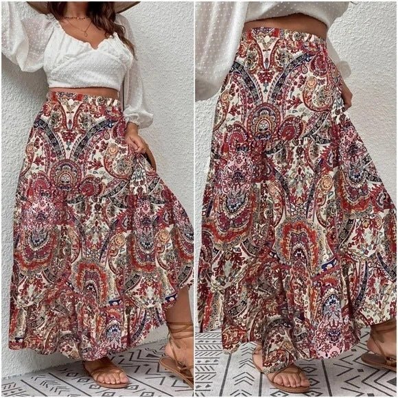 Paisley Maxi Skirt - Bazaare Mart