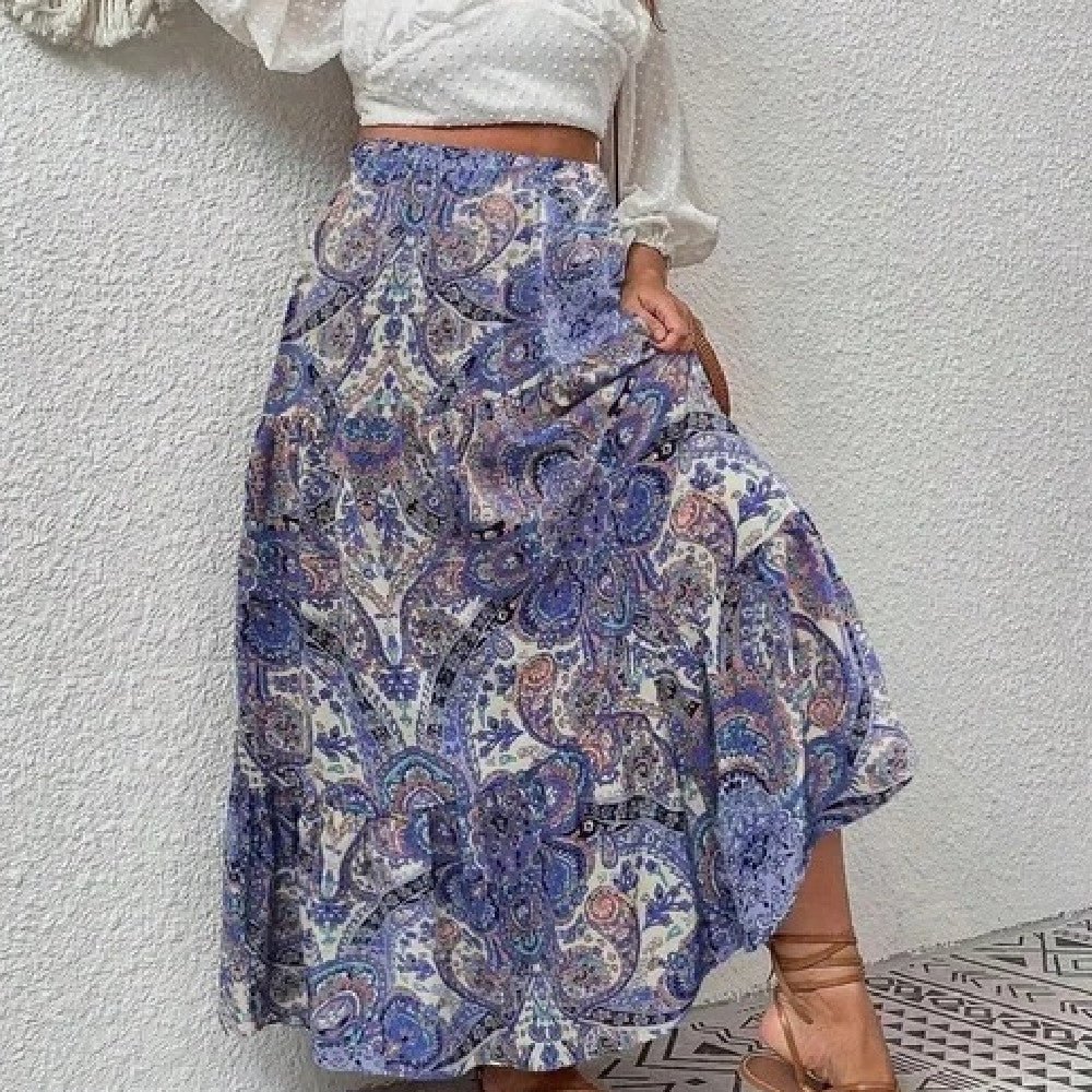 Paisley Maxi Skirt - Bazaare Mart