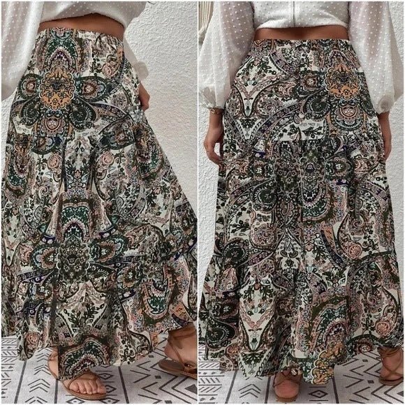 Paisley Maxi Skirt - Bazaare Mart