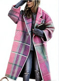 Plaid Light Weight Fall Coat Style1 Bazaare Mart Plaid Top Coats