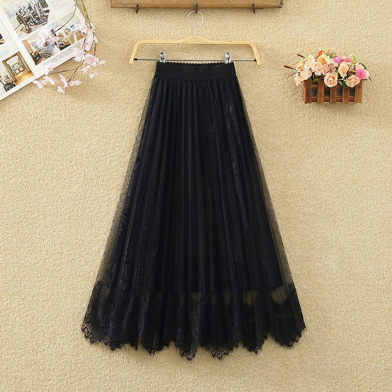 Plush Velvet Pleated Midi Skirt - Bazaare Mart