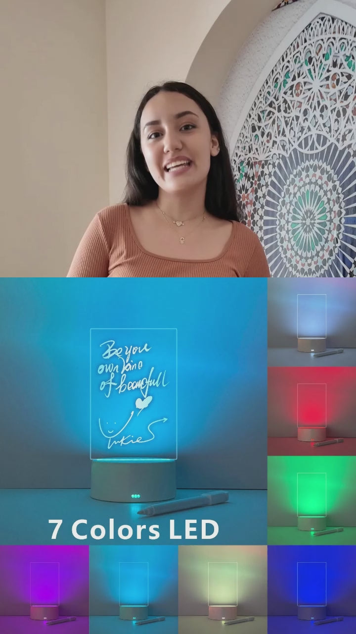 Colorful Light Acrylic Memo