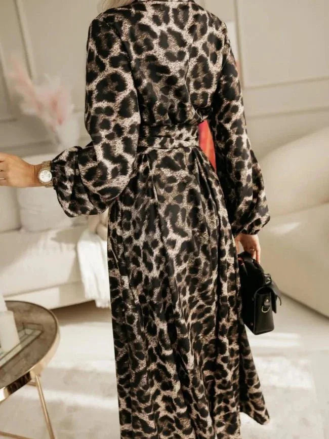 Printed Button Front Maxi Shirt Dress Bazaarre Mart Printed Button Front Maxi Shirt Dress