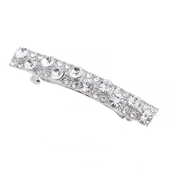 Rectangle Rhinestone Barrettes - Bazaare Mart
