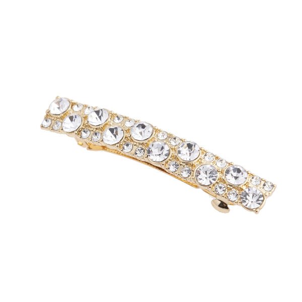 Rectangle Rhinestone Barrettes - Bazaare Mart