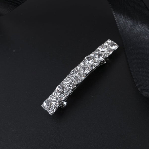 Rectangle Rhinestone Barrettes - Bazaare Mart