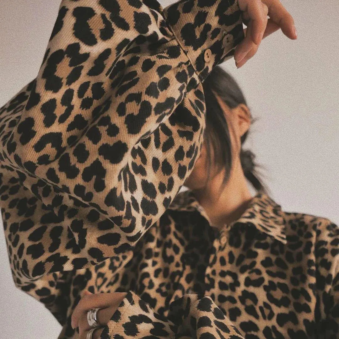 Retro Leopard Print Jacket Bazaare Mart Retro Leopard Artist Coat