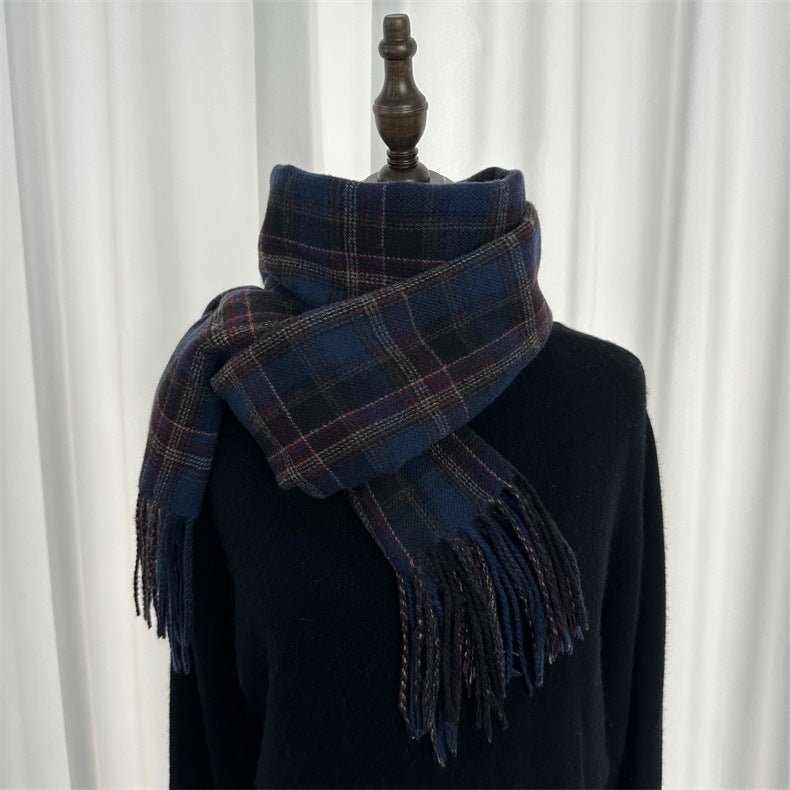 Retro Plaid Scarf - Bazaare Mart