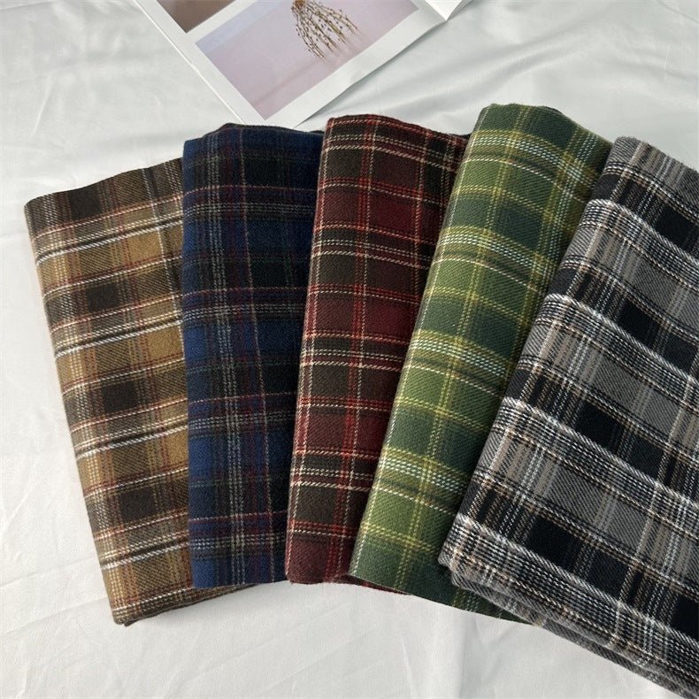 Retro Plaid Scarf - Bazaare Mart
