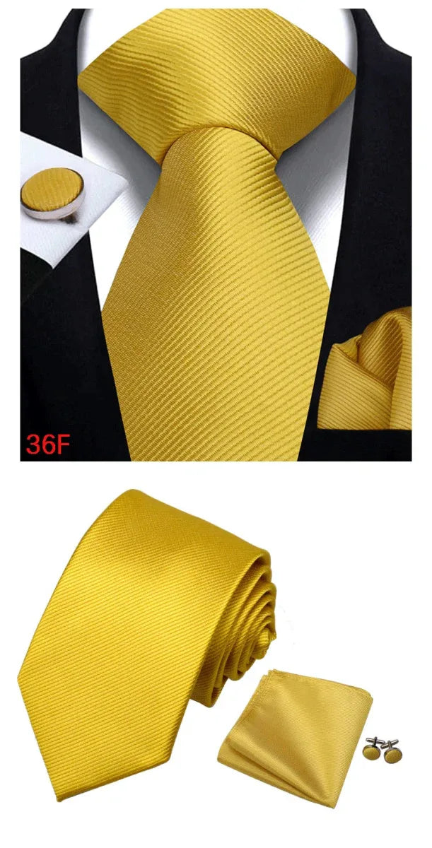 Solid Color 4pc. Tie Set Bazaare Mart Necktie 4pc. Set
