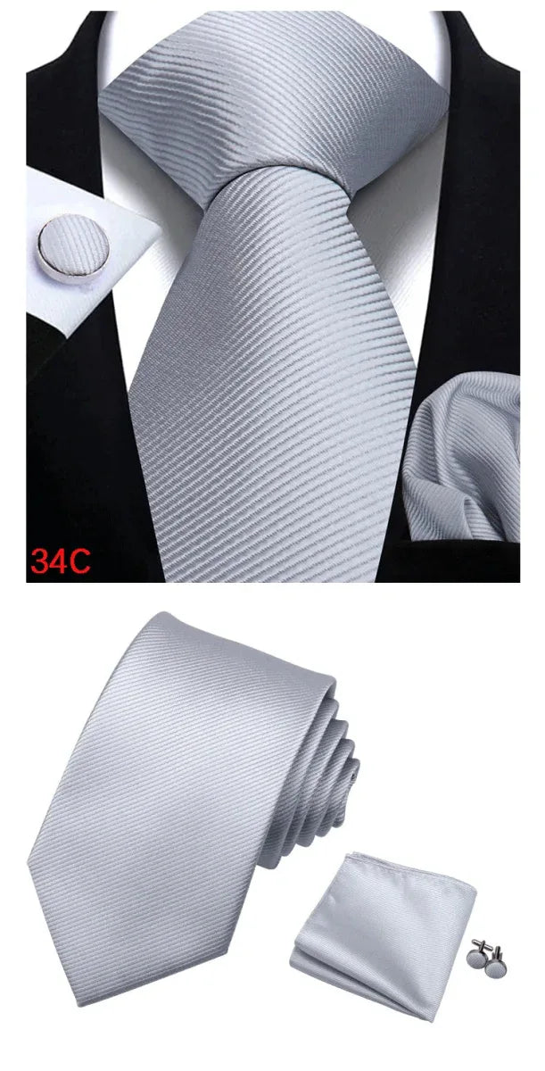 Solid Color 4pc. Tie Set Bazaare Mart Necktie 4pc. Set