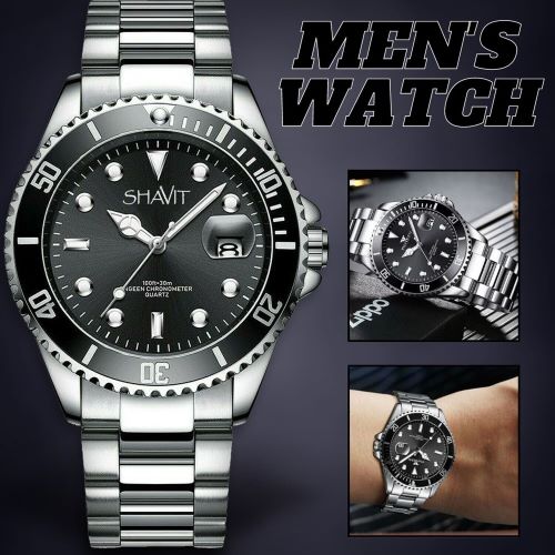 Men's Classic Stainless Steel Quartz Watch