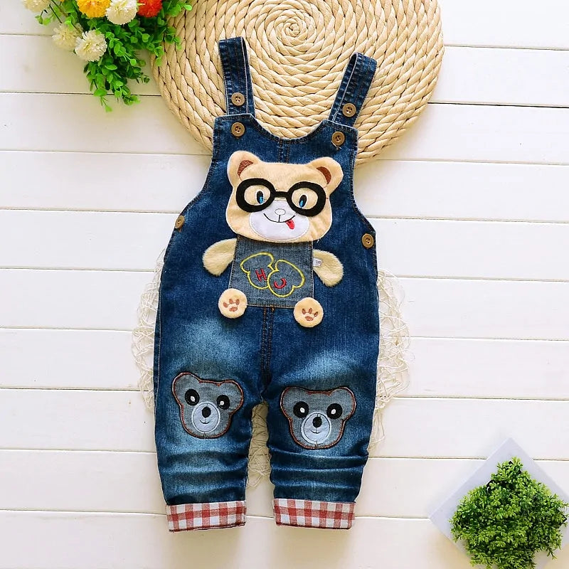 Toddler Boys' Denim Overalls