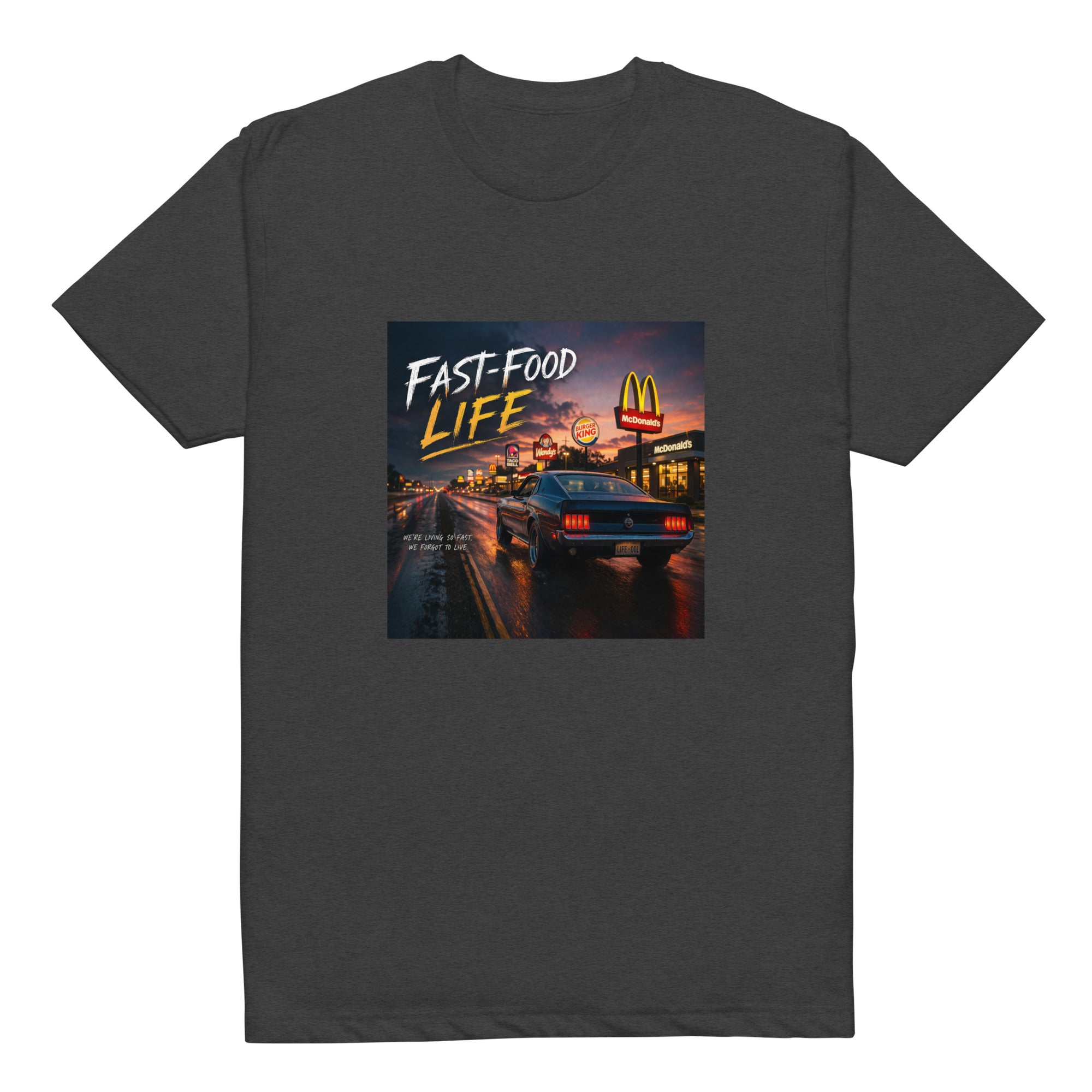 Fast Food Life T-Shirt Bazaare Mart Graphic Tees