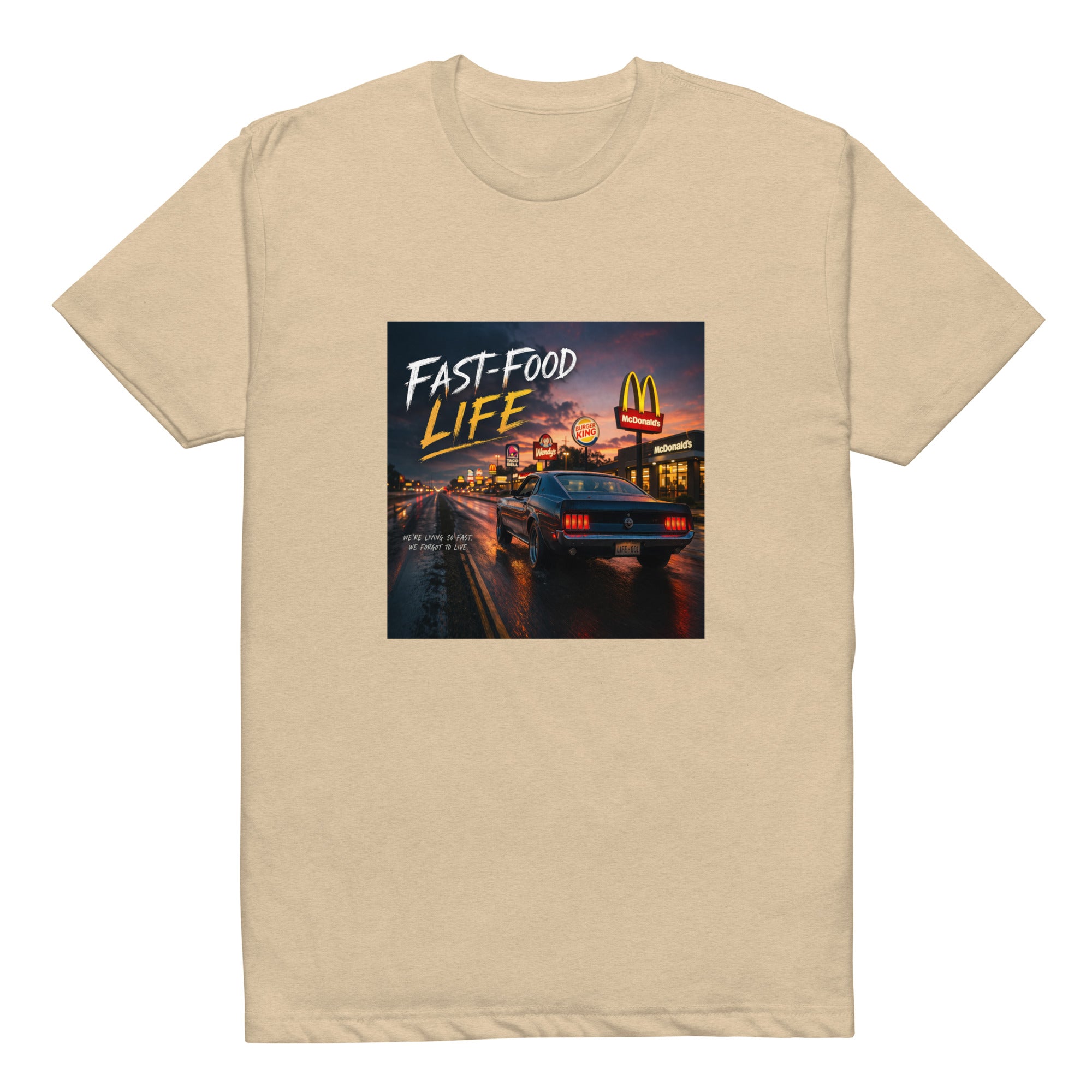 Fast Food Life T-Shirt Bazaare Mart Graphic Tees