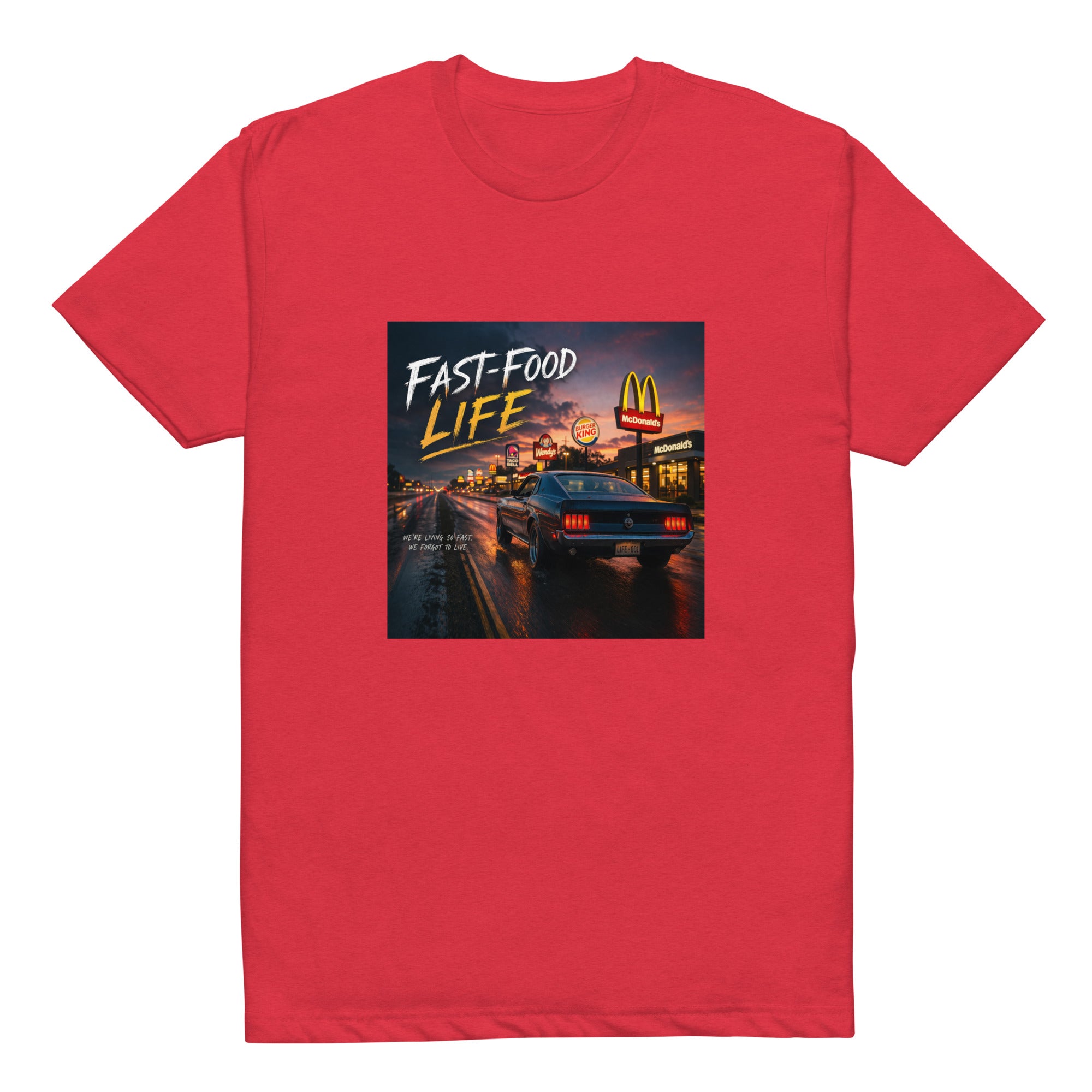 Fast Food Life T-Shirt Bazaare Mart Graphic Tees