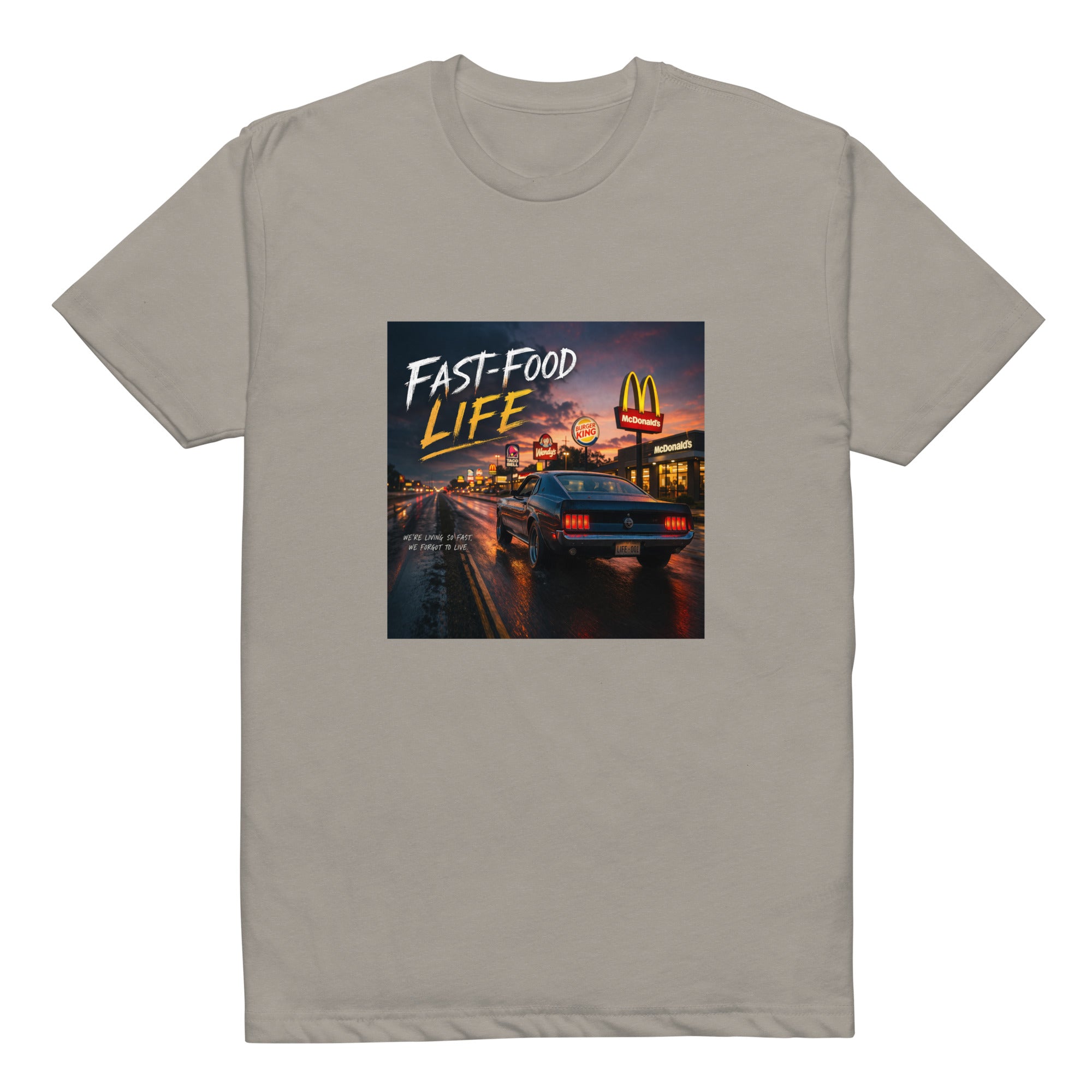 Fast Food Life T-Shirt Bazaare Mart Graphic Tees
