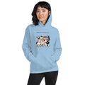 Funny Cow Unisex Hoodie Light Blue Bazaare Mart Graphic Hoodie