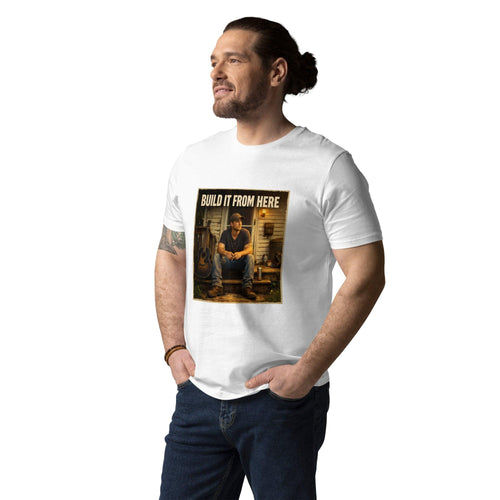Build It From Here T-Shirt White Bazaare Mart Graphic Tees