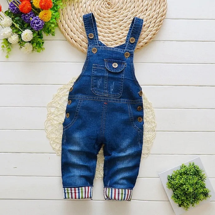 Toddler Boys' Denim Overalls