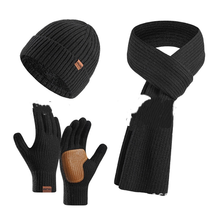 Winter Hat Scarf Gloves 3pc Set - Bazaare Mart