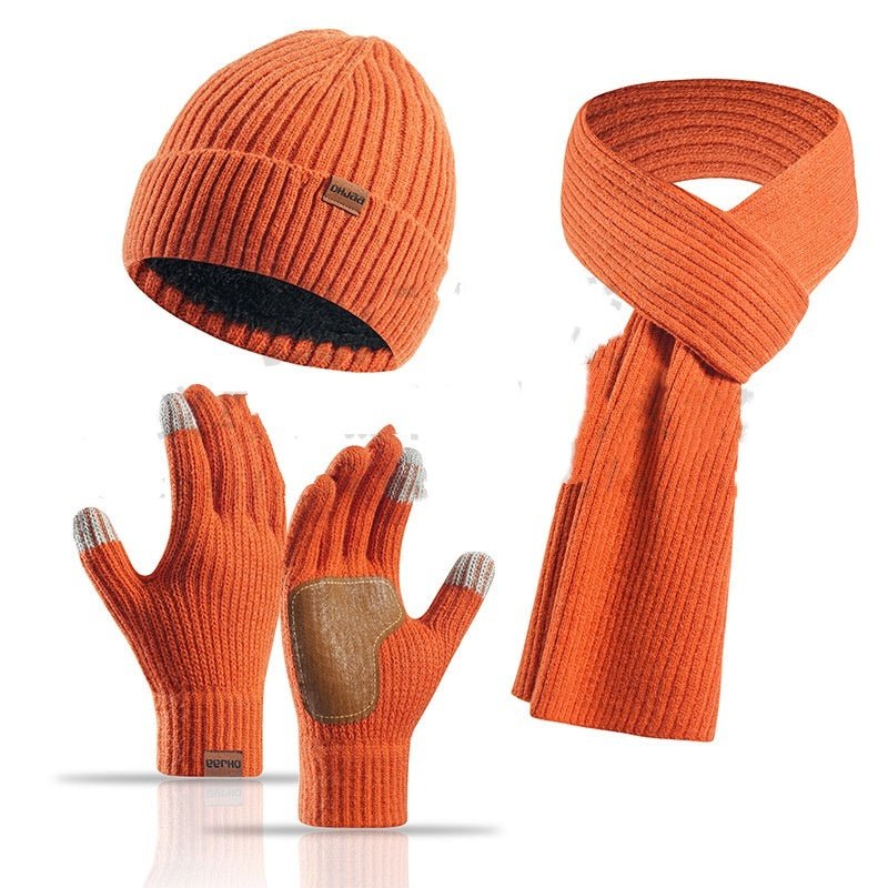 Winter Hat Scarf Gloves 3pc Set - Bazaare Mart
